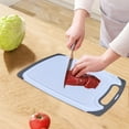 thumbnail image 1 of Tuobarr Plastic Cutting Boards For Kitchen Dishwasher Safe Double-Sided Design Extra Large Cutting Board For Meat Easy Grip Handle Non-Slip With Grinding Area, 1 of 7