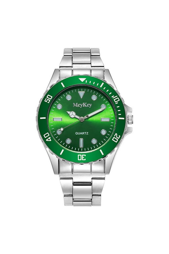 Watches for Men, Men Fashion Watches Clocks Watches Stainless Steel Casual Dresses Wrist Crystals, D