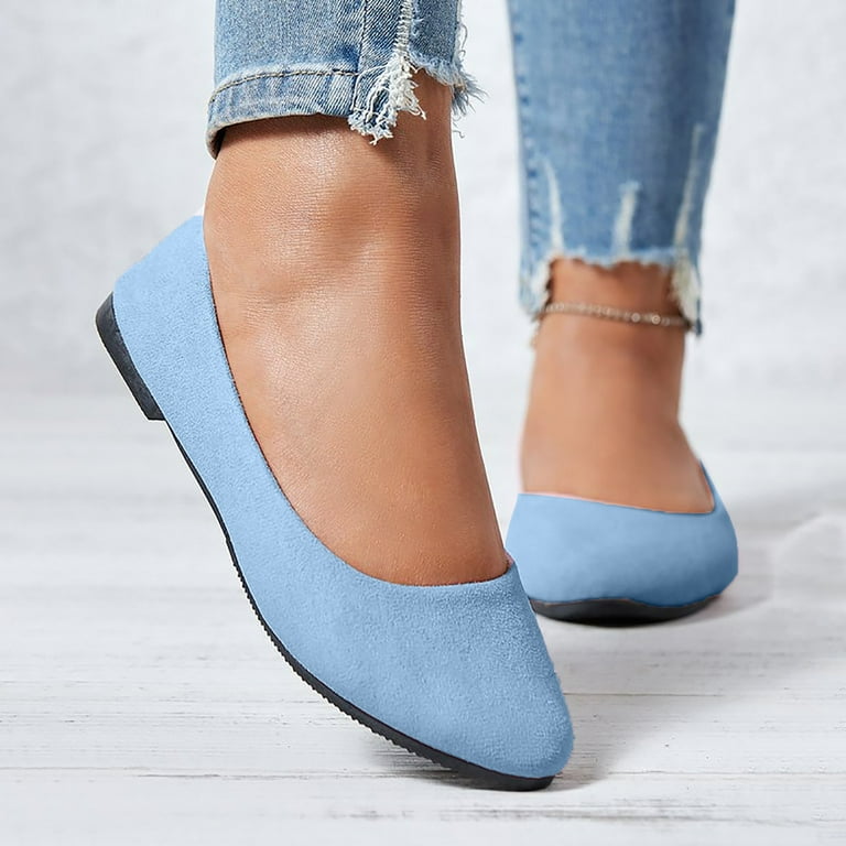Light blue womens dress shoes best sale