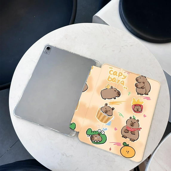 Tuohive Pad Case for 13 Inch iPad Air(2024), Gen 7/8/9 TPU Smart Stand Back Cover with Pencil Holder, Auto Wake/Sleep Foldable Shockproof Protective Case