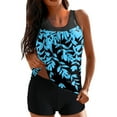 thumbnail image 1 of Tuosodrolic Swimsuits for Women 2 Piece Bathing Suits Floral Tankini High Waisted Swimwear Comfy Swim Tops and Shorts Beach Wear Traje de Baño para Mujer Bañadores Resort Wear, 1 of 6