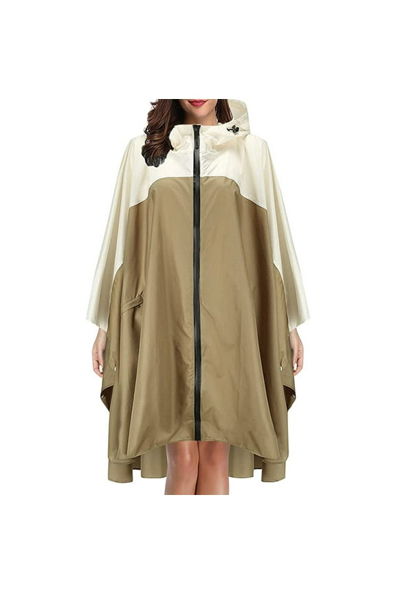 Women Packable Rain Coats with Hood Lightweight Long Raincoats Unisex Waterproof Rain Jackets,Rain Ponchos for Adult,