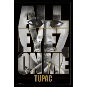 Tupac - All Eyes Wall Poster, 22.375" x 34", Framed
