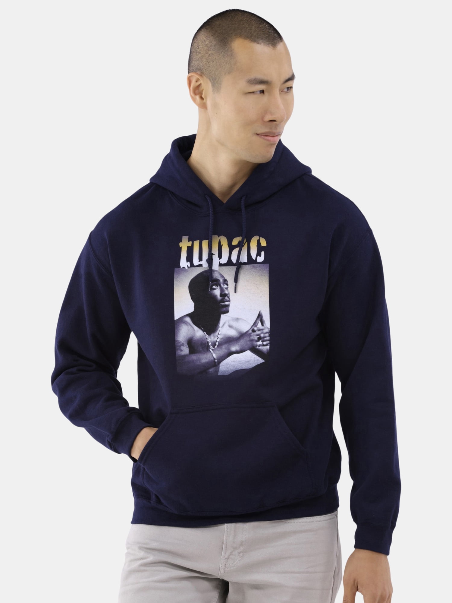 Tupac Men's & Big Men's Collage Graphic Pullover Hoodie Sweatshirt, Sizes S-3XL