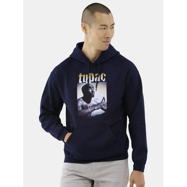 Tupac Men's & Big Men's Collage Graphic Pullover Hoodie with Long Sleeves, Sizes S-3XL
