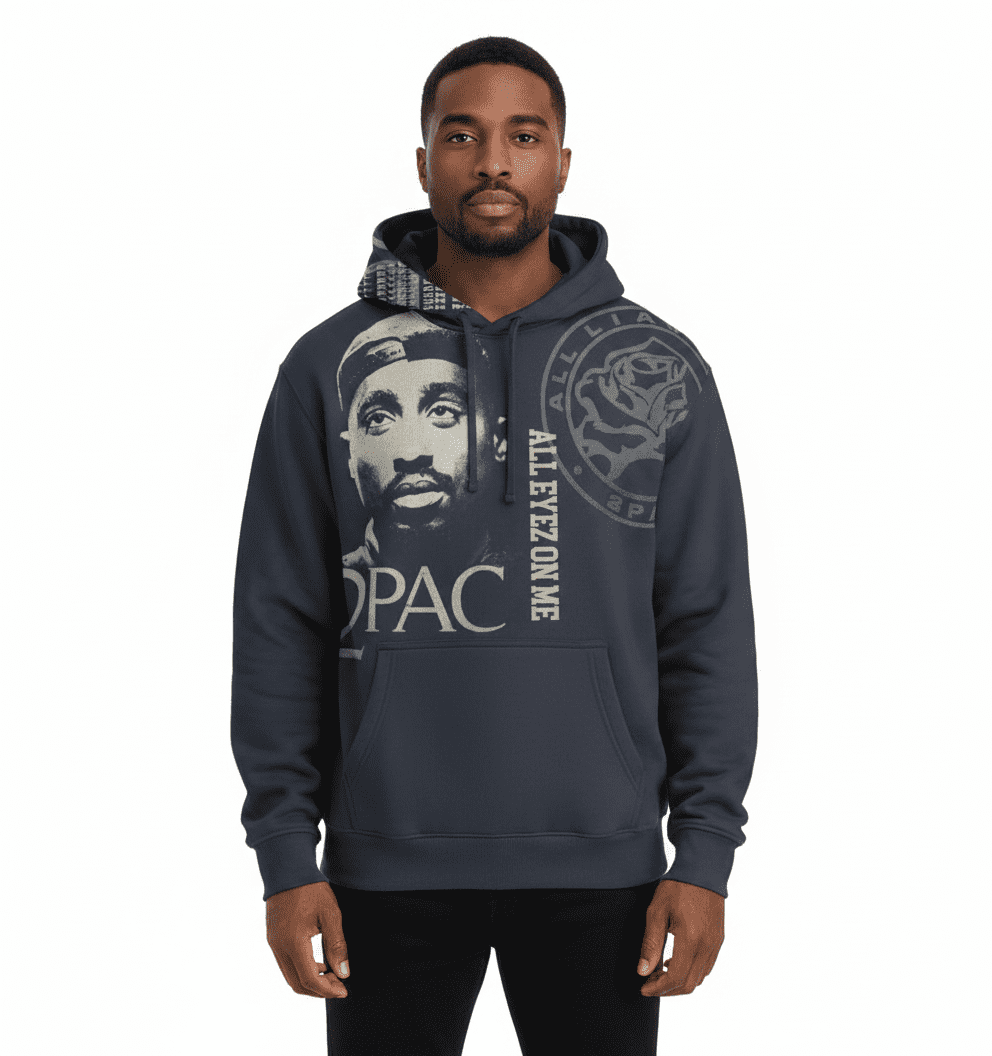 Tupac Men's & Big Men's Hoodie, Sizes XS-5XL