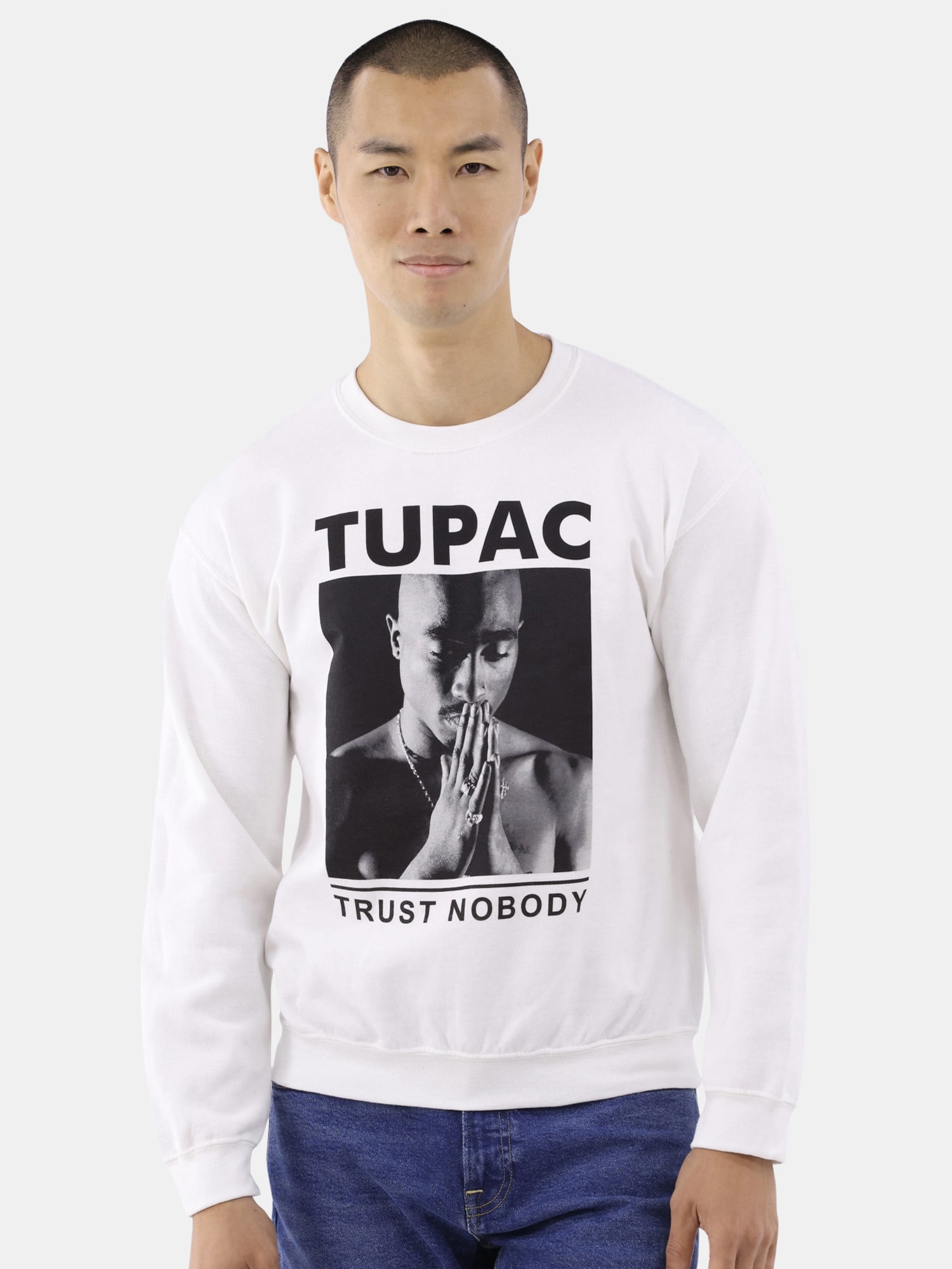 Tupac Men's & Big Men's Trust Nobody Graphic Pullover Tupac Men's & Big Men's Trust Nobody Graphic Pullover