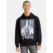 Tupac Old English Mens & Big Mens Graphic Hooded Sweatshirt with Long Sleeves, Sizes S-3XL