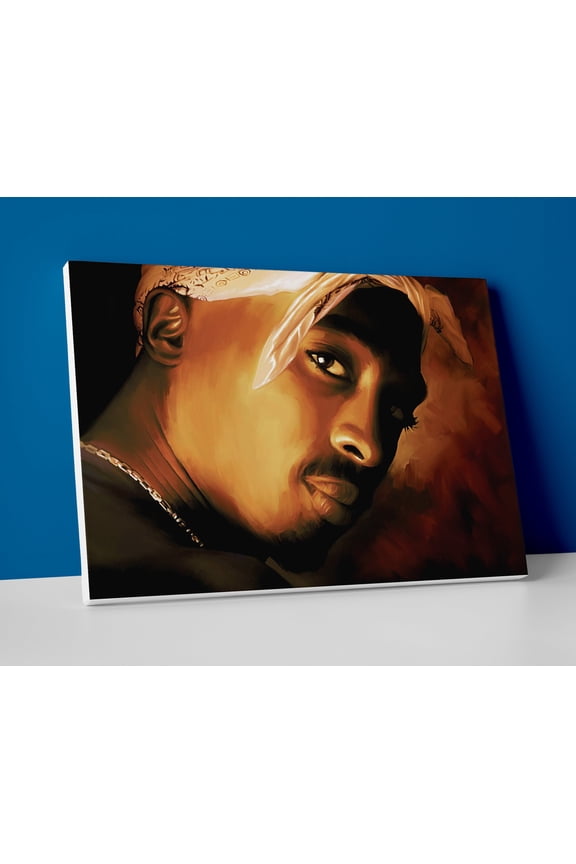 Tupac Painting Poster or Wrapped Canvas