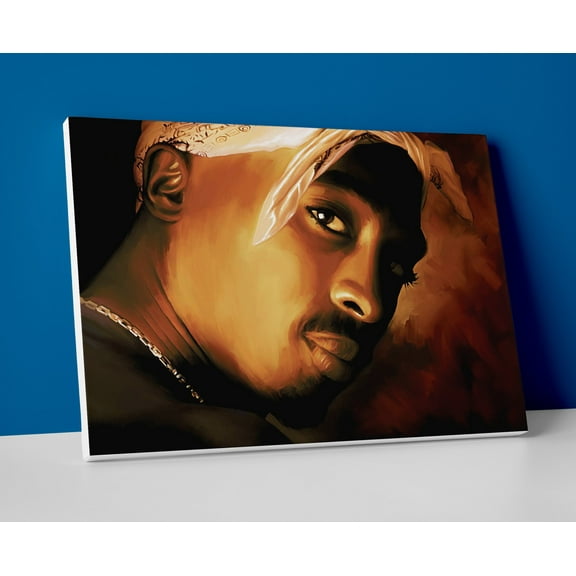 Tupac Painting Poster or Wrapped Canvas