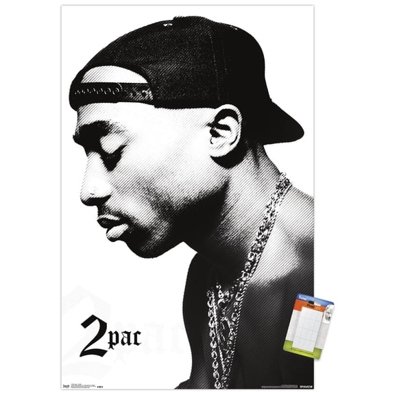 Tupac - Profile Wall Poster, 22.375" x 34"