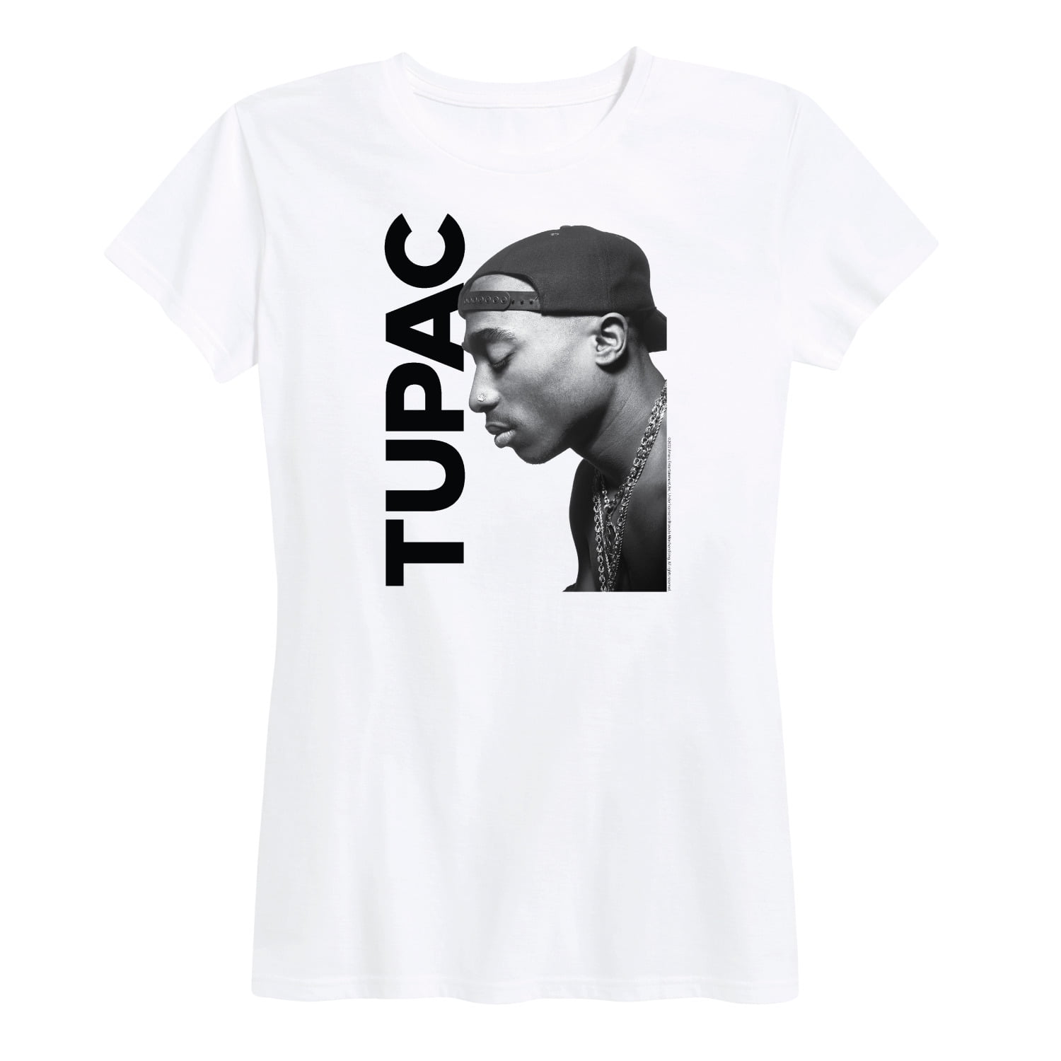 Women's Tupac Short Sleeve Graphic T-shirt - Black : Target
