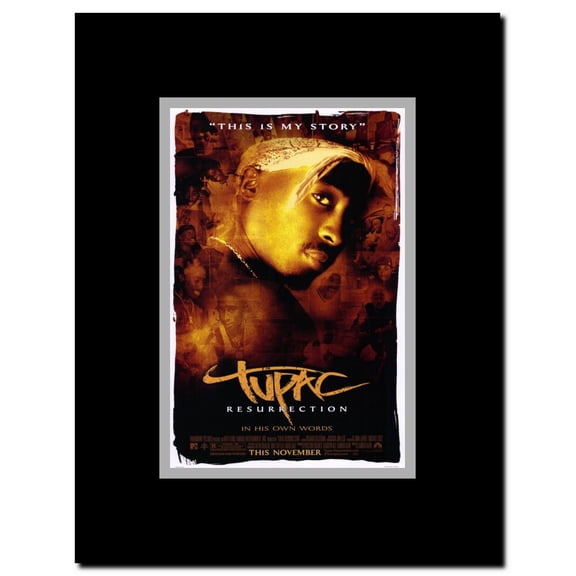 Tupac: Resurrection Framed Movie Poster