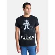 2Pac Mens and Big Mens Tupac Shakur Signature Cotton Graphic Tee, Sizes S-3XL