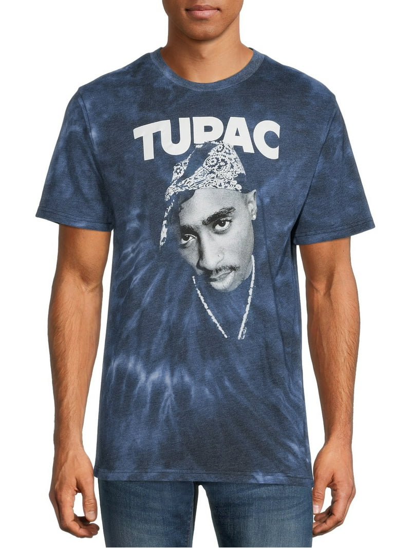 Tupac men's Tie Dye Graphic T-shirt Size MR