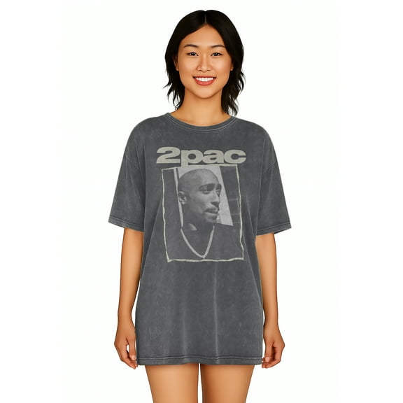 Tupac Women's Oversized Sleep Shirt, Sizes XS-3X