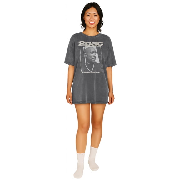 Tupac Women's Oversized Sleep Shirt, Sizes XS-3X