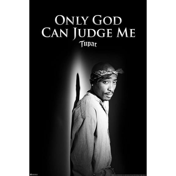 Tupac s God Can Judge 90s Hip Hop Rapper s For Room Aesthetic 90s morabilia Rap s Music rchandise rch Cool Wall Art Print 12x18