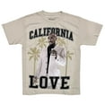 thumbnail image 1 of Tupak Shakur Men's Official Merchandise California Love Graphic Tee T-Shirt (Large, Tan), 1 of 1