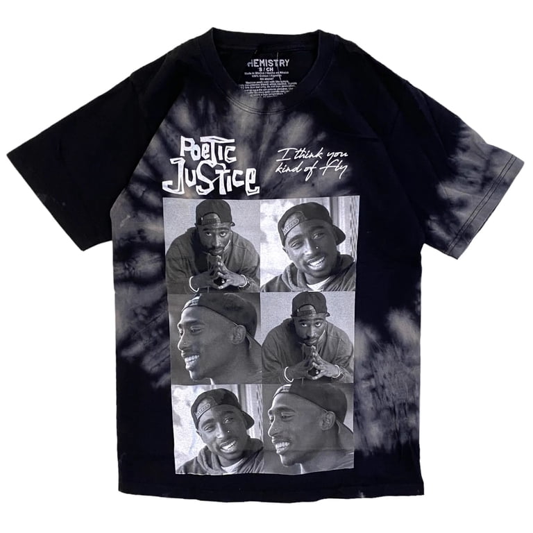 Tupak Shakur Men's T-Shirt Poetic Justice Movie Genuine Merch