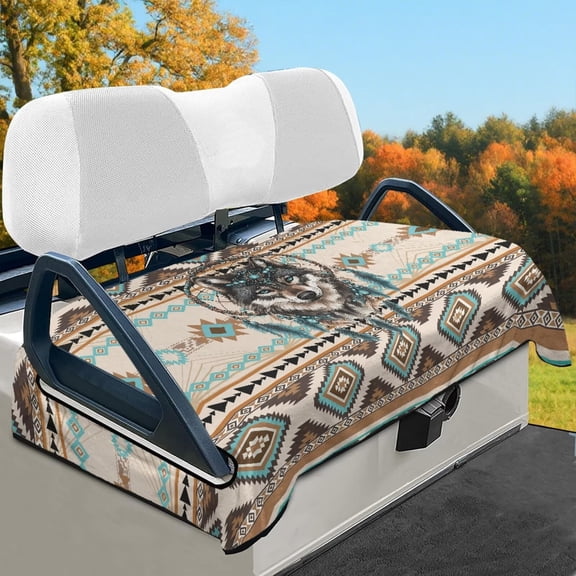 HUIACONG Western Tribal Golf Cart Covers Seat Easy to Install Non-Slip Golf Cart Cover Protector Comfortable All-Season Protection Fit Most Cars EZGO Yamaha Club Cars