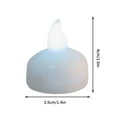 thumbnail image 1 of Tuphregyow 12pcs Floating Candles Valentine Day Birthday Party Decorations Night Lights Electronic Lights C, 1 of 8