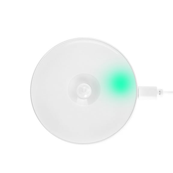 Tuphregyow 6LED Rechargeable Infrared Human Body Induction Light for Bedroom and Wardrobe - Soft Night Light with Motion Sensor White