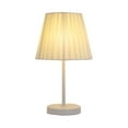 thumbnail image 1 of Tuphregyow Bedside Table Lamp Fabric Shade Bedside Lamp for Bedroom, Living Room, Children's Room, College Dormitory White, 1 of 7
