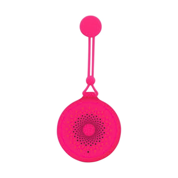 Tuphregyow Bluetooth Shower Speaker Handsfree Speakerphone With Built-in Mic Dedicated Suction Cup For Showers Bluetooth 5.0 IP64 Pink