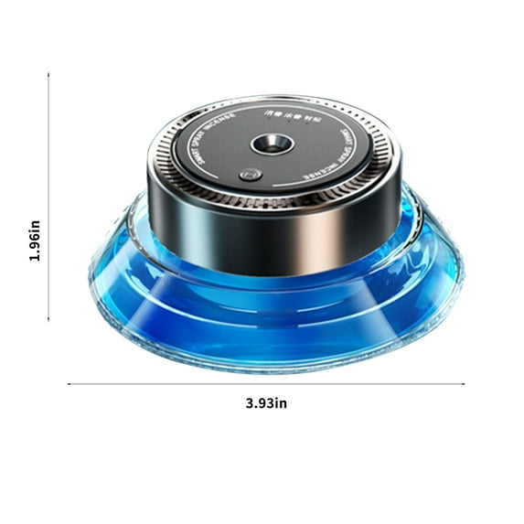 Tuphregyow Car Smart Spray Car Perfume Alloy Atomized Aromatherapy With Car Starting Seat Type Car Aromatherapy 50ml a.Black
