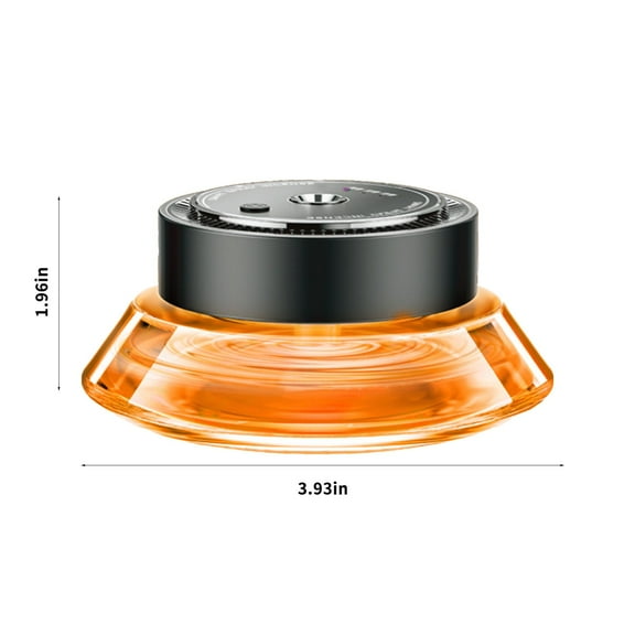 Tuphregyow Car Smart Spray Car Perfume Alloy Atomized Aromatherapy With Car Starting Seat Type Car Aromatherapy 50ml b.Black