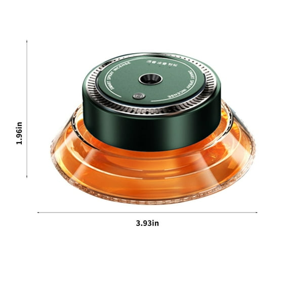 Tuphregyow Car Smart Spray Car Perfume Alloy Atomized Aromatherapy With Car Starting Seat Type Car Aromatherapy 50ml b.Green