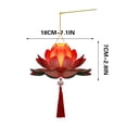 thumbnail image 1 of Tuphregyow Children's Lanterns Glowing In Ancient Style Lotus Flowers Mid Festival Lotus Lantern Hangings Material Package Purple, 1 of 7