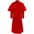 thumbnail image 1 of Tuphregyow Classic Men's Lightweight Sport Coat - Stand Collar Business Jacket, Perfect for Business Meetings and Events Red M, 1 of 4