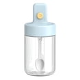 thumbnail image 1 of Tuphregyow Condiment Jar Spice Container,Condiment Canisters,Pots Seasoning Box,Salt Container,Lid With Spoon for Kitchen, Counter, Food Storage, 1 of 8