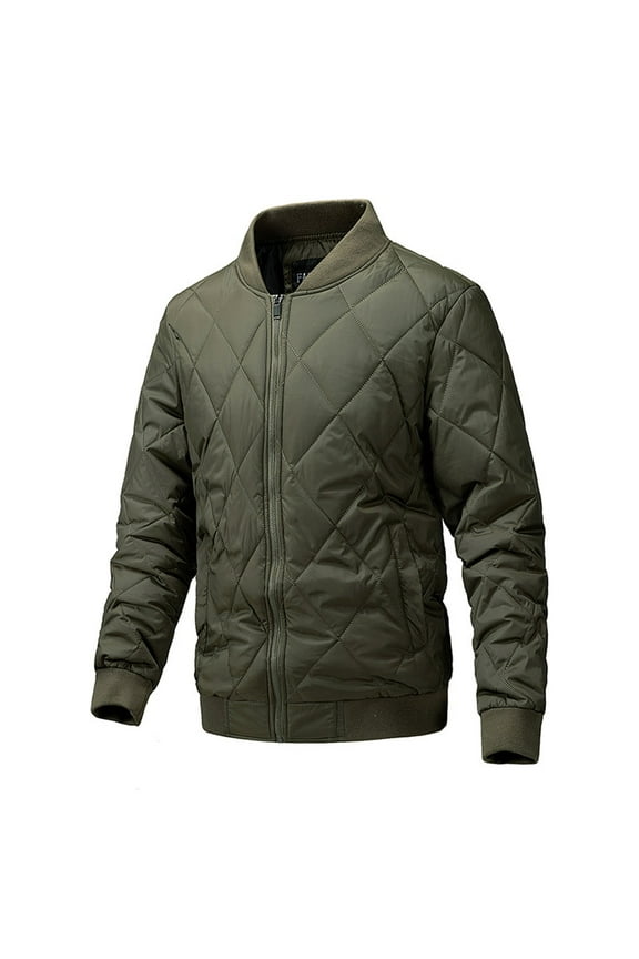Durable Men's Insulated Work Coat - Wool Jacket for Winter, Built to Last in Tough Conditions Green XL