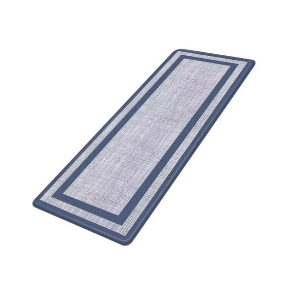 Tuphregyow Ergonomic Anti Fatigue Kitchen Mats Non Slip Standing Mats for Home Entry, Floors, Offices, Sinks, and Laundry Rooms Blue