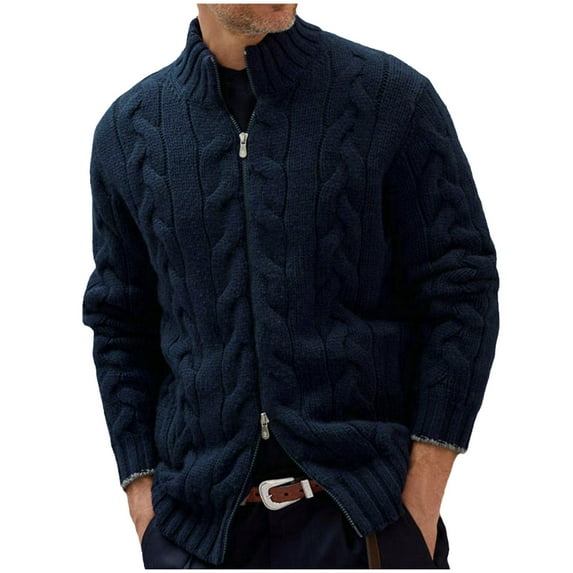 Tuphregyow Fashionable Men's Button Down Overshirt - Casual Shirt Jacket with Cotton Linen Shacket Lightweight Work Coat, Your Style Dark Blue M