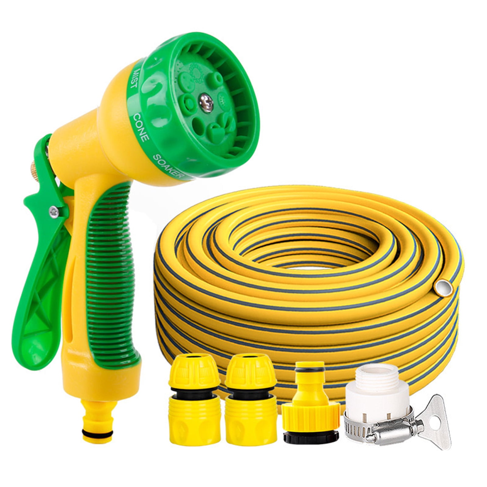 Tuphregyow Garden Hose Nozzle,Spray Nozzle With Thumb Control,High Pressure Water Nozzle,9 Hose for Watering Plants, Washing Cars And Showering Pets