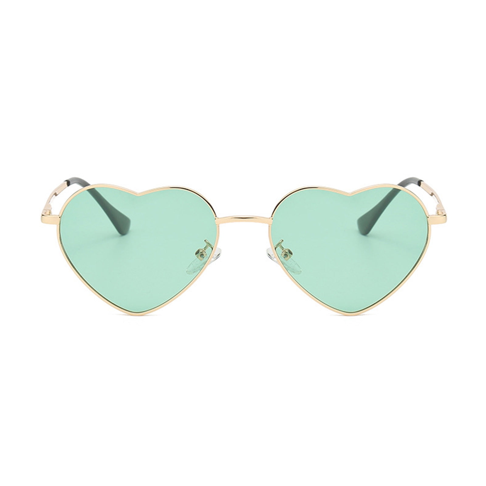 - Green Heart-Shaped Sunglasses Green Heart Sunglasses main image 2