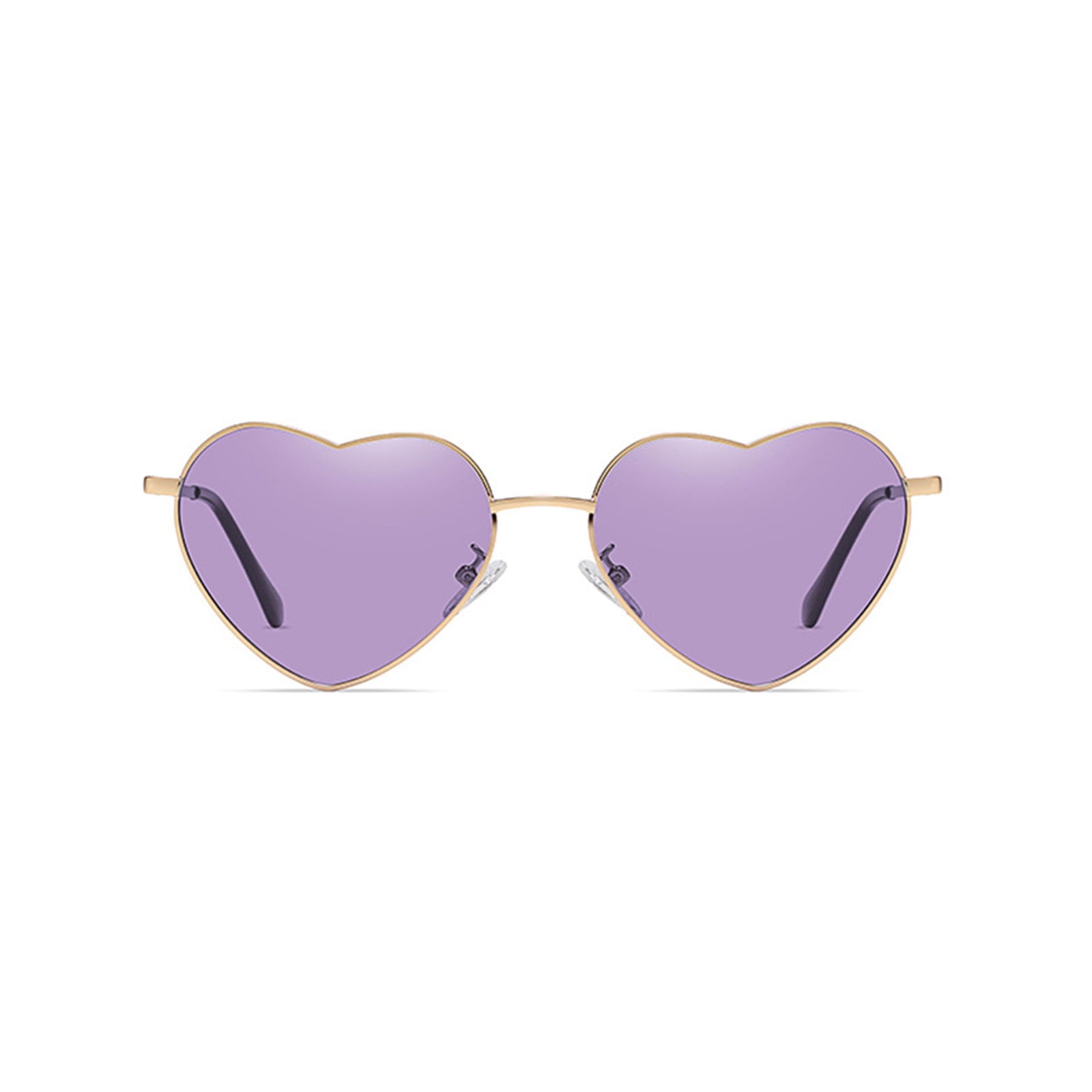 Rimless Sunglasses Purple Heart Shaped Sunglasses Tuphregyow Heart