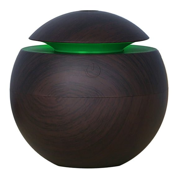 Tuphregyow Humidifiers Small 120Ml Led Night Light Humidifier Wood Grain Spray Usb Vehicle Humidifier