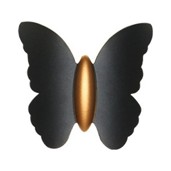 Tuphregyow IP65 Rated Outdoor & Indoor Wall Sconce Black LED Wall Lighting Fixture for Exterior Porch, Aluminum Wall Mounted Sconces Black