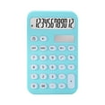 thumbnail image 1 of Tuphregyow Large Screen 12 Digit Calculator, Portable Office Computer For Students, High Appearance, Cute Student Calculator, Super Long Standby Time With Solar Charging Blue, 1 of 7