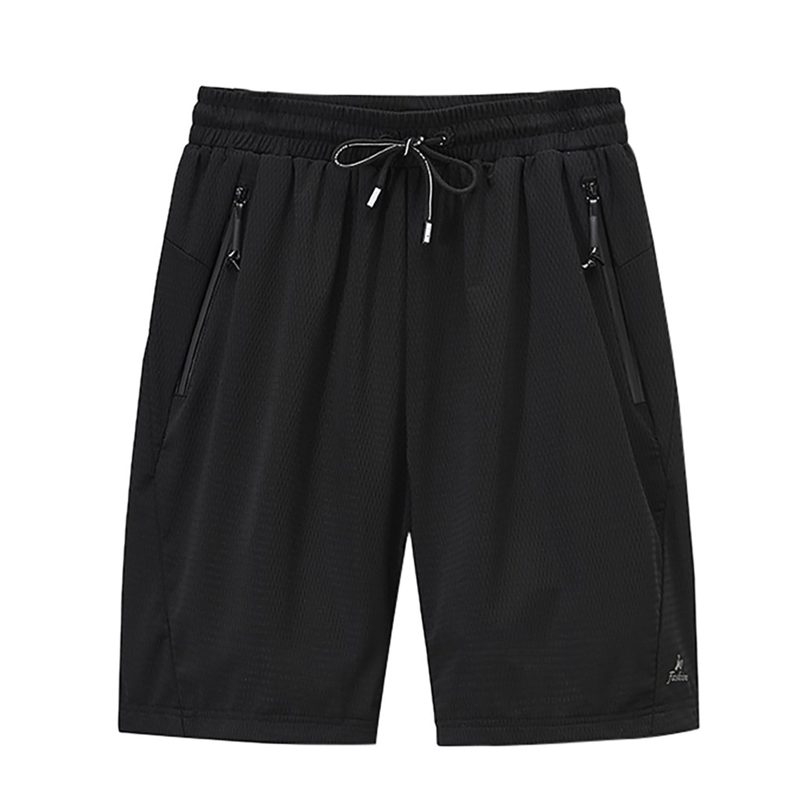 Ultra Game Men's NBA Basketball Training Shorts - Officially Licensed, Black, Moisture-Wicking, Loose Fit - View #4