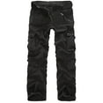thumbnail image 1 of Tuphregyow Men's Casual Cargo Pants Cotton, Multi Pocket, Quick Dry, Perfect for Outdoors, Work, and Athletic Activities Black 42, 1 of 2