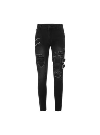 Women's tuxedo store stripe jeans