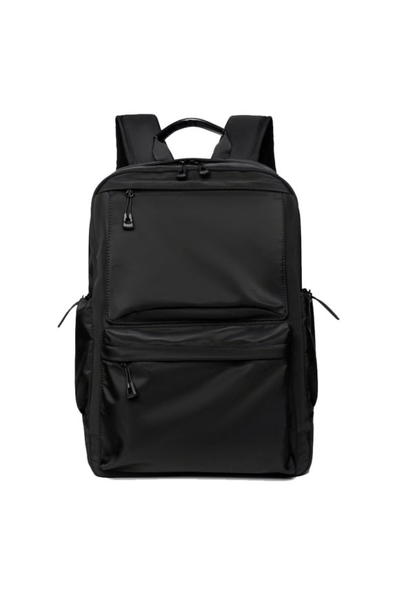 Men's Trendy Laptop Backpack Stylish City Business Backpack with Wearproof Design and Large Capacity for School and Work Black