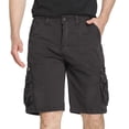 thumbnail image 1 of Tuphregyow Men's Workwear Shorts Slim Multi Pocket Design Zipper Closure Straight Leg Casual Style Loose, Comfy, Classic Stretchable, Relaxed, Lightweight Design Dark Gray M, 1 of 5
