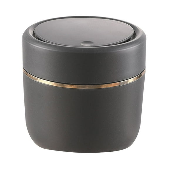 Tuphregyow Mini Desktop Trash Can With Lid,Small Countertop Garbage Can,Plastic Tiny Tabletop Wastebasket for Office Kitchen Coffee Table